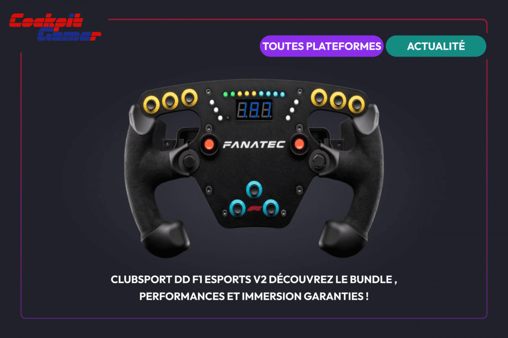 Clubsport DD F1 Esports V2 découvrez le bundle , performances et immersion garanties !