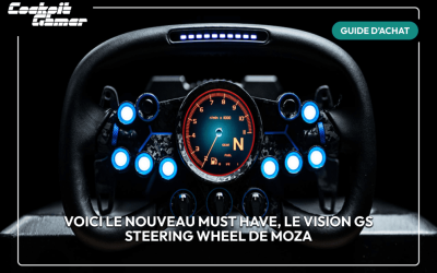 Voici le nouveau must have, le Vision GS Steering Wheel de Moza