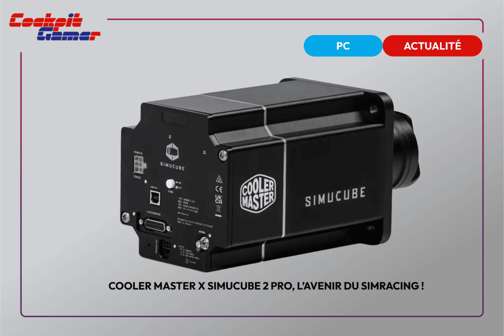 Cooler Master x Simucube 2 Pro, l’avenir du simracing_visuel